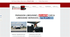 Desktop Screenshot of paragonlimousine.com